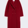 101801 Icon Coat, mørkerød