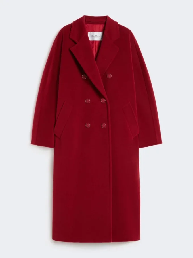 101801 Icon Coat, mørkerød