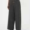 Ægte bomuldsdenimjeans, sort Ægte bomuldsdenimjeans, sort