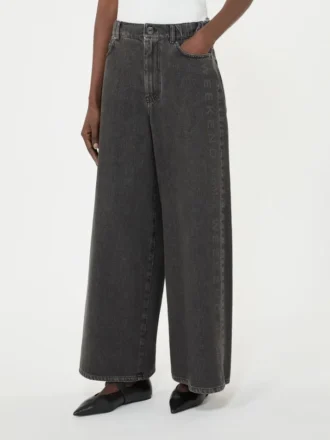 Ægte bomuldsdenimjeans, sort