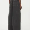 Ægte bomuldsdenimjeans, sort Ægte bomuldsdenimjeans, sort