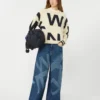 Ægte bomuldsjeans, marineblå Ægte bomuldsjeans, marineblå