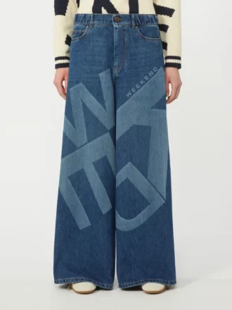 Ægte bomuldsjeans, marineblå
