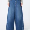 Ægte bomuldsjeans, marineblå Ægte bomuldsjeans, marineblå
