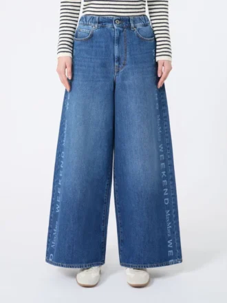Ægte bomuldsjeans, marineblå