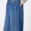 Ægte bomuldsjeans, marineblå Ægte bomuldsjeans, marineblå