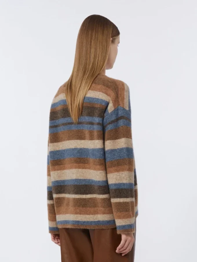 Alpaca- og uldtrøje, beige Alpaca- og uldtrøje, beige