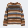 Alpaca- og uldtrøje, beige Alpaca- og uldtrøje, beige
