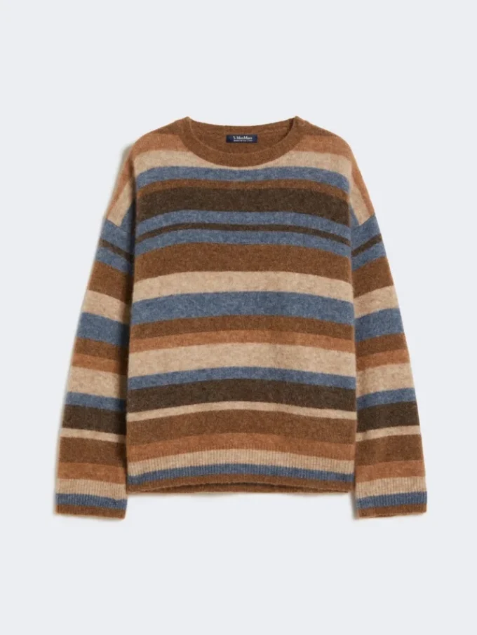 Alpaca- og uldtrøje, beige Alpaca- og uldtrøje, beige