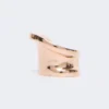 Asymmetrisk metalring, bronze