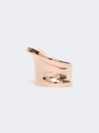 Asymmetrisk metalring, bronze