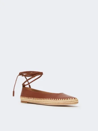 Ballerinasko i nappa og raffia, tobak