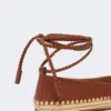 Ballerinasko i nappa og raffia, tobak