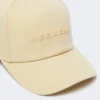 Baseballkasket i canvas, beige Baseballkasket i canvas, beige