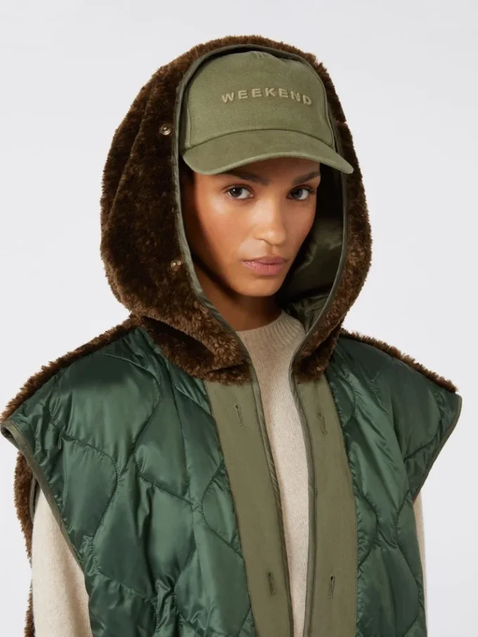 Baseballkasket i canvas, khaki Baseballkasket i canvas, khaki