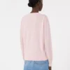 Basic sweater i uld og kashmir, lyserød Basic sweater i uld og kashmir, lyserød