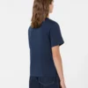 Basis-T-shirt i bomuld, marineblå Basis-T-shirt i bomuld, marineblå