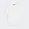 Basis-T-shirt i bomuld, optisk hvid Basis-T-shirt i bomuld, optisk hvid