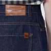 Bermudashorts i bomulds- og linned-denim, marineblå Bermudashorts i bomulds- og linned-denim, marineblå