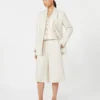 Blazer i rent hør, beige Blazer i rent hør, beige