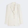 Blazer i rent hør, beige Blazer i rent hør, beige