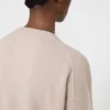 Boksformet sweater i uld og kashmir, farve: pudder Boksformet sweater i uld og kashmir, farve: pudder