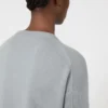Boksformet sweater i uld og kashmir, lyseblå Boksformet sweater i uld og kashmir, lyseblå
