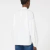 Bomuldsbluse, elfenben Bomuldsbluse, elfenben