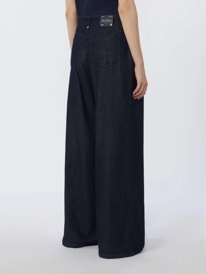 Bomuldsjeans med lige pasform, ultramarin Bomuldsjeans med lige pasform, ultramarin