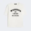 Bomuldst-shirt med grafisk print, hvid Bomuldst-shirt med grafisk print, hvid