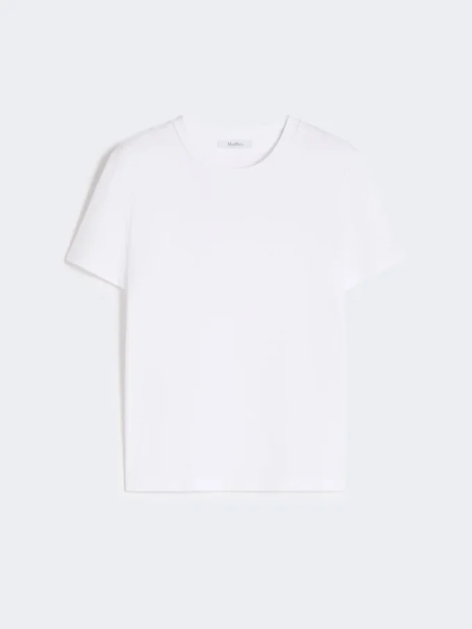 Bomuldst-shirt, optisk hvid Bomuldst-shirt, optisk hvid
