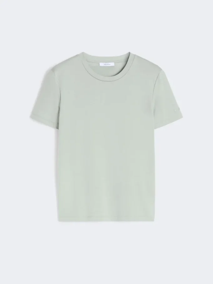 Bomuldst-shirt, pastellgrøn Bomuldst-shirt, pastellgrøn