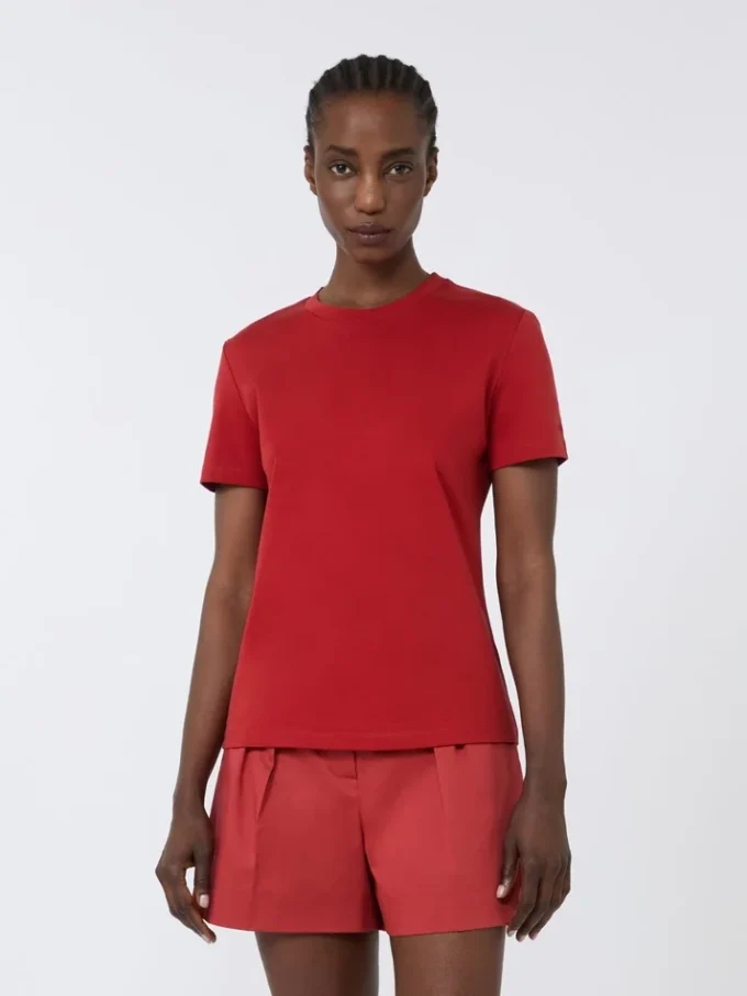Bomuldst-shirt, rød Bomuldst-shirt, rød
