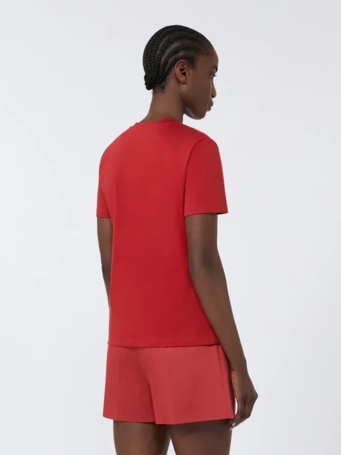 Bomuldst-shirt, rød Bomuldst-shirt, rød