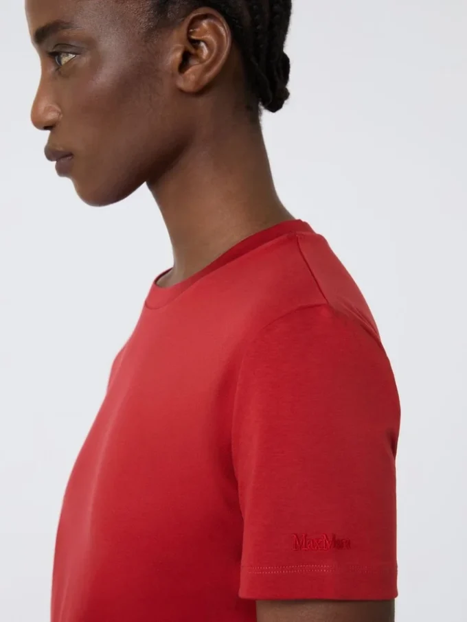 Bomuldst-shirt, rød Bomuldst-shirt, rød
