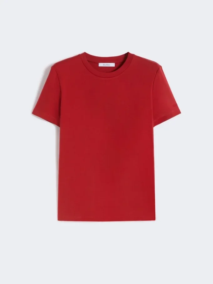 Bomuldst-shirt, rød Bomuldst-shirt, rød
