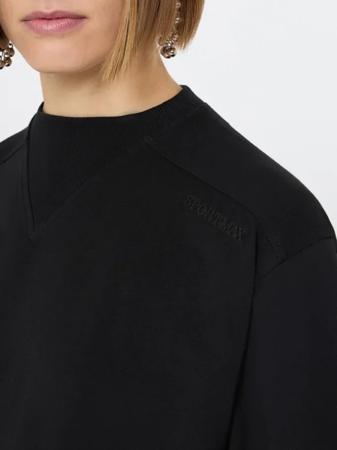 Bomuldst-shirt, sort Bomuldst-shirt, sort
