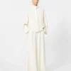 Boksformet cardigan i uld, silke Boksformet cardigan i uld, silke