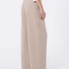 Bukser i kashmir og uldfleece, beige Bukser i kashmir og uldfleece, beige