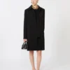 Cady midi-frakke, sort Cady midi-frakke, sort