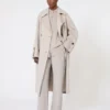 Cardigan i uld og kashmir, beige Cardigan i uld og kashmir, beige