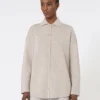 Cardigan i uld og kashmir, beige Cardigan i uld og kashmir, beige