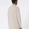Cardigan i uld og kashmir, beige Cardigan i uld og kashmir, beige
