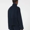 Cardigan i viskose-crepe, ultramarin Cardigan i viskose-crepe, ultramarin