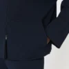 Cardigan i viskose-crepe, ultramarin Cardigan i viskose-crepe, ultramarin