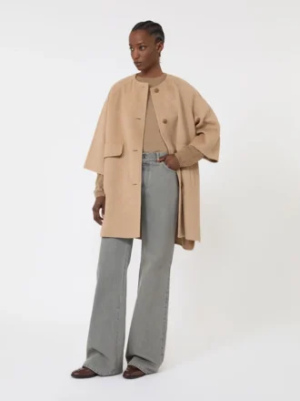 Denimbukser med lige ben, sort