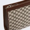 Ekstra lille taske i bomuldsjacquard, sort Ekstra lille taske i bomuldsjacquard, sort