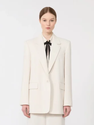 Enkeltradet cady-blazer, beige