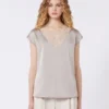 Feminin satintop, nude Feminin satintop, nude