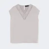Feminin satintop, nude Feminin satintop, nude